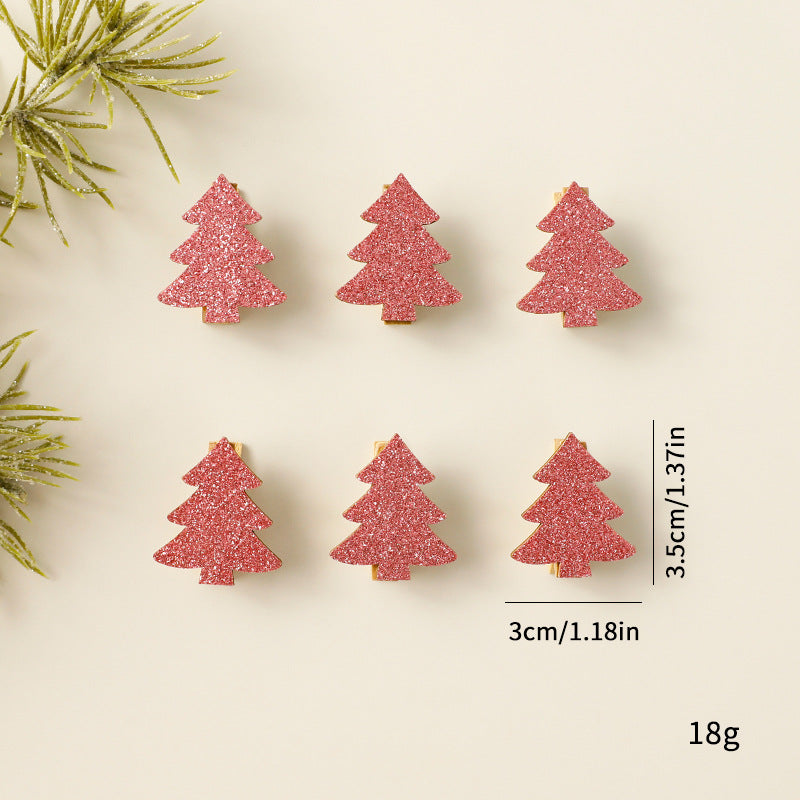 Wooden Christmas Ornaments With Rustic Reindeer Charm