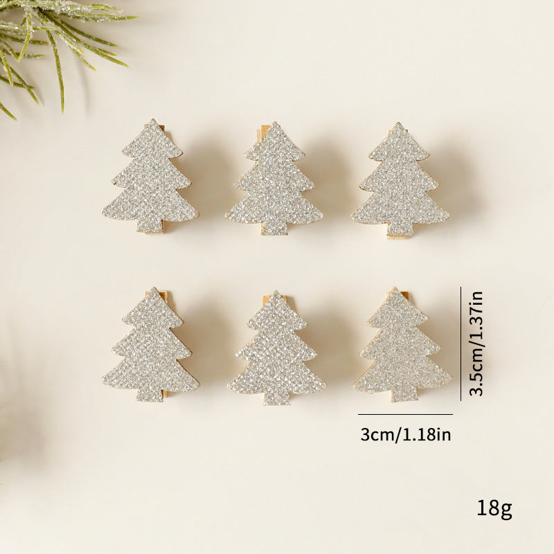 Wooden Christmas Ornaments With Rustic Reindeer Charm
