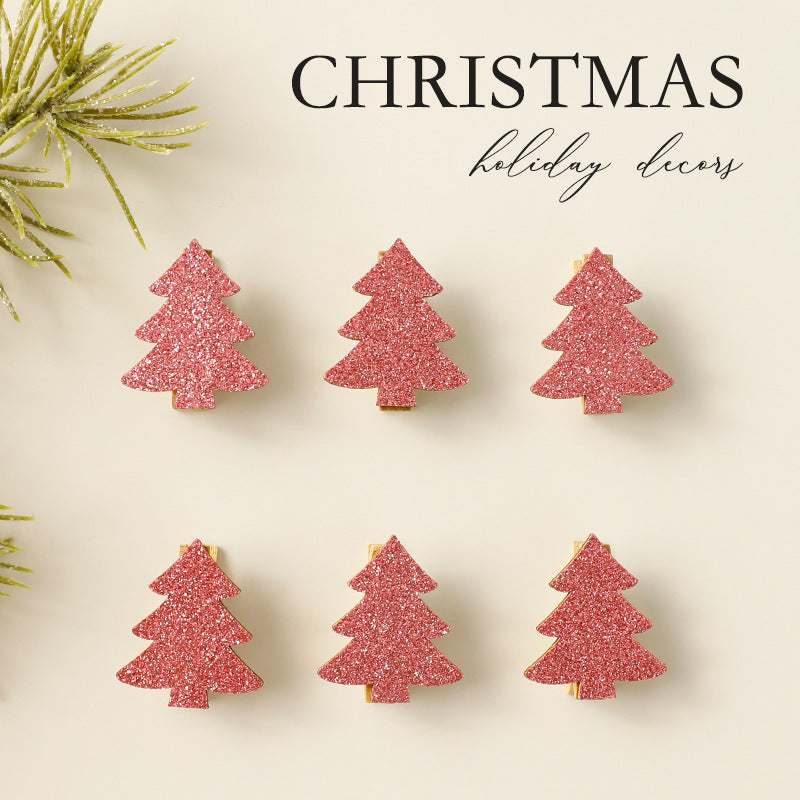 Wooden Christmas Ornaments With Rustic Reindeer Charm