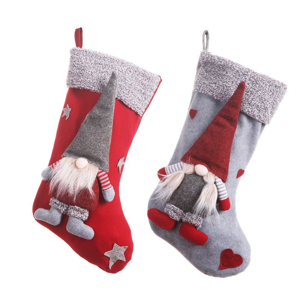 3D Gnome Christmas Stockings for Festive Gift Giving