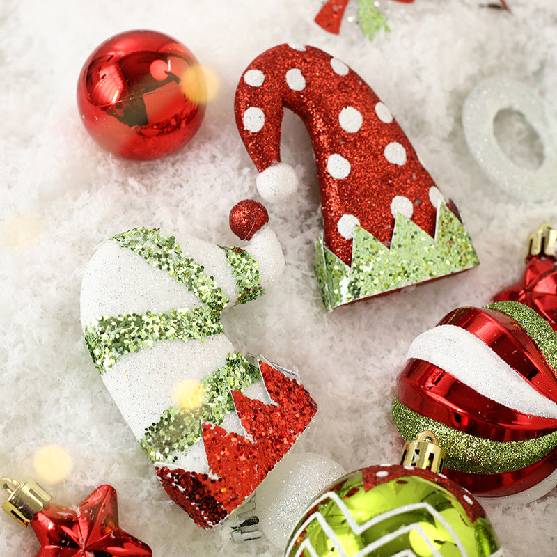 50-Piece Christmas Ornament Set for a Full Festive Tree