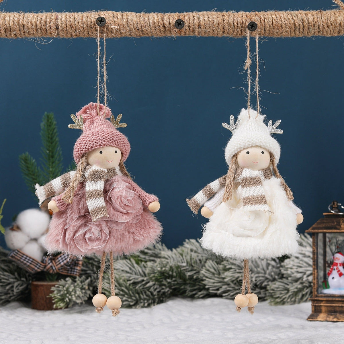 Christmas Angel Ornaments for Cozy Handmade Tree Decor