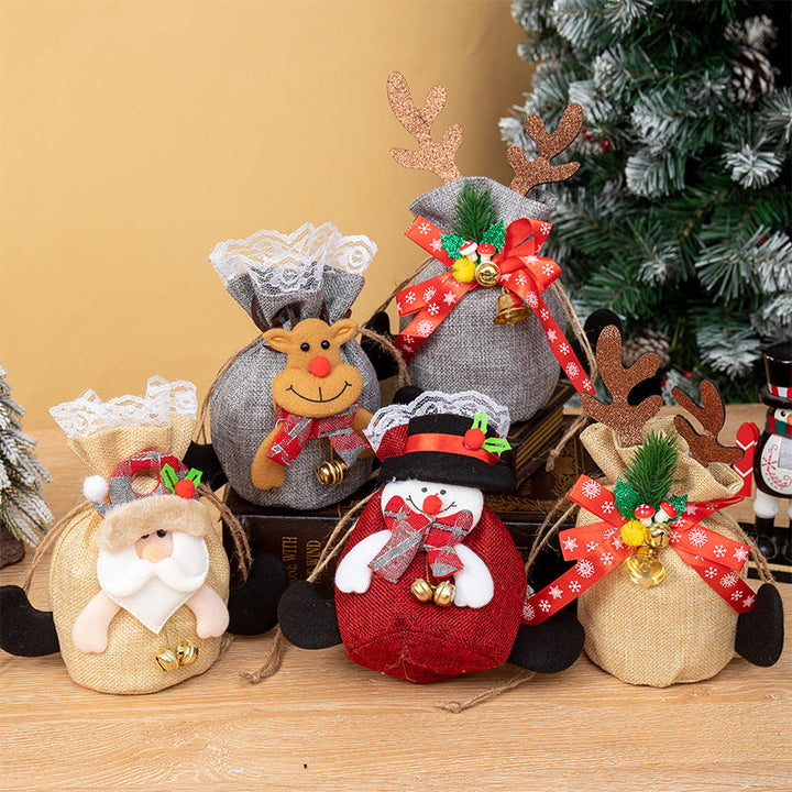 Christmas Reindeer Gift Bag For Festive Holiday Decor