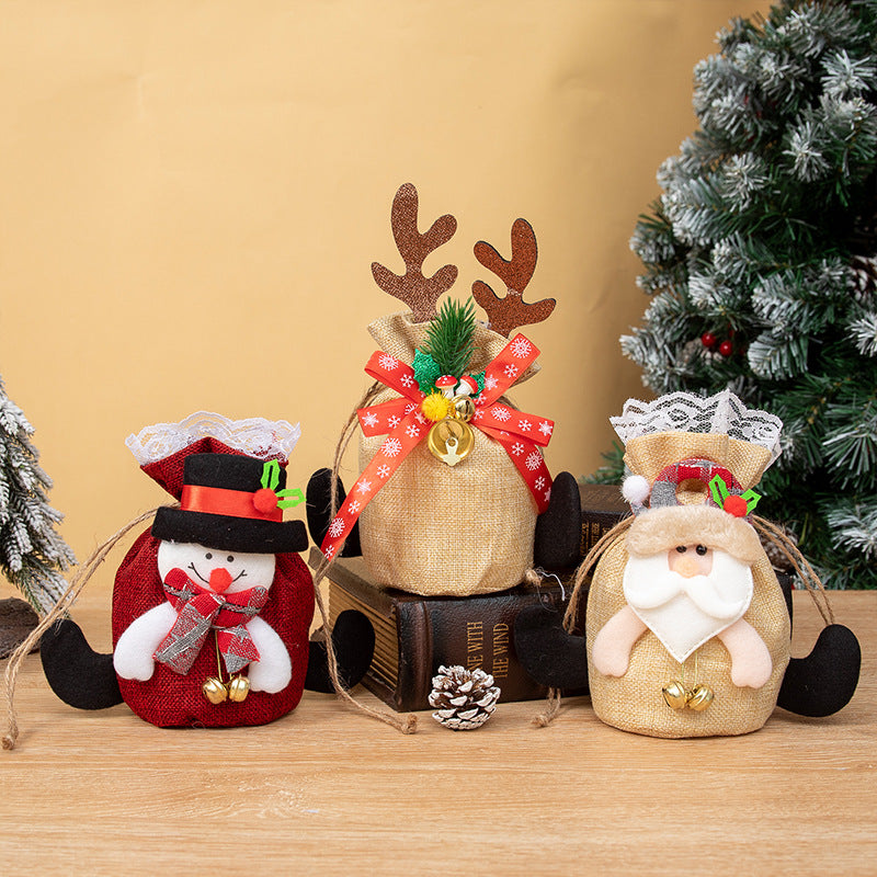 Christmas Reindeer Gift Bag For Festive Holiday Decor