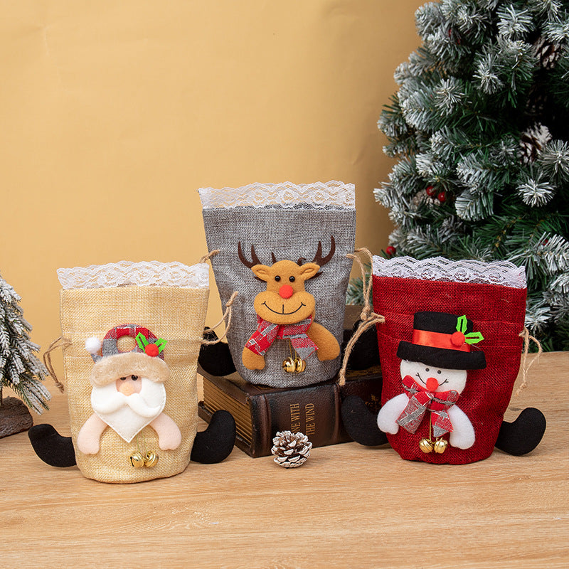 Christmas Reindeer Gift Bag For Festive Holiday Decor