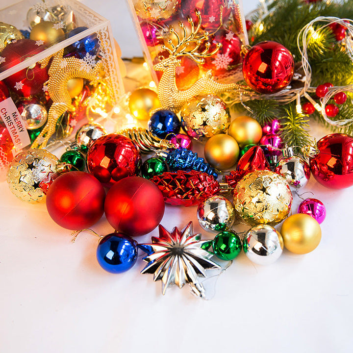 Christmas Ornaments Set of 30 | Colorful Tree Decor