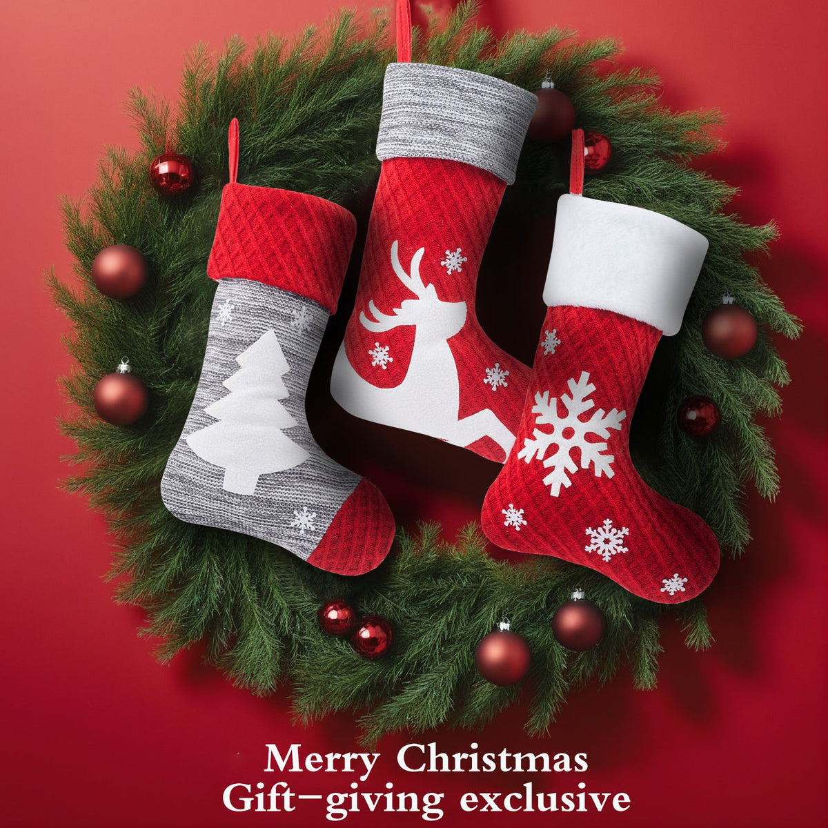 Christmas Stocking Set for Festive Family Gift Giving