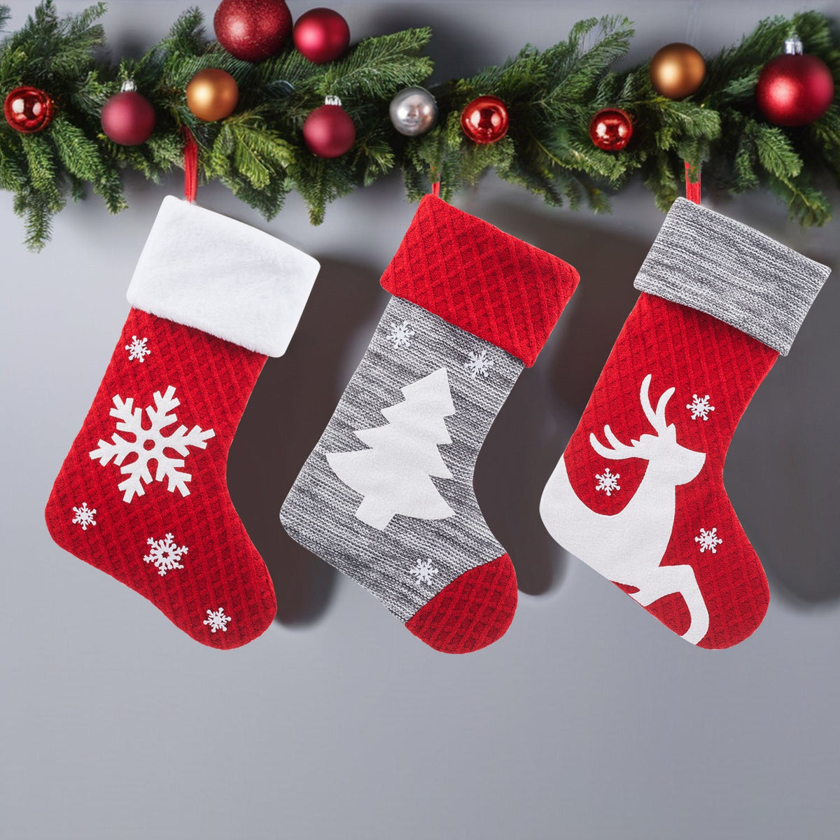 Christmas Stocking Set for Festive Family Gift Giving