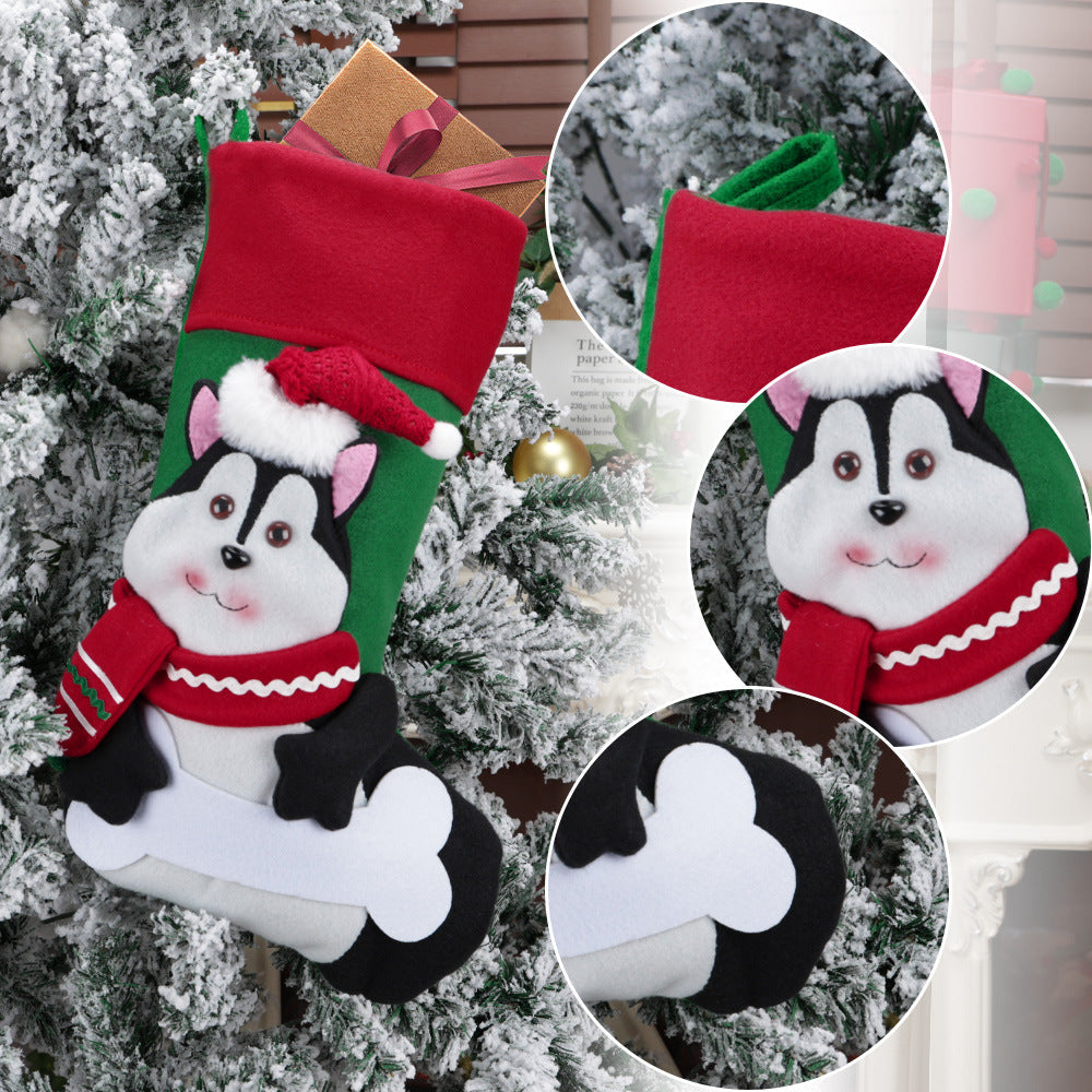 3D Christmas Animal Stockings for Playful Gift Giving