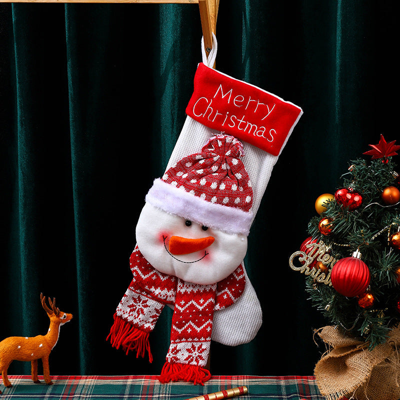 Christmas Stocking Set for a Festive Mantel Display