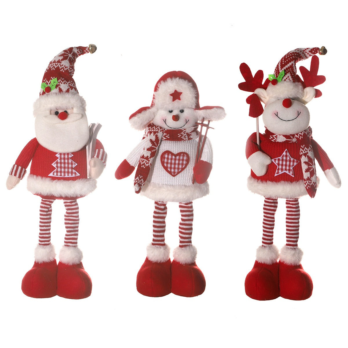 Christmas Standing Dolls for Festive Holiday Displays