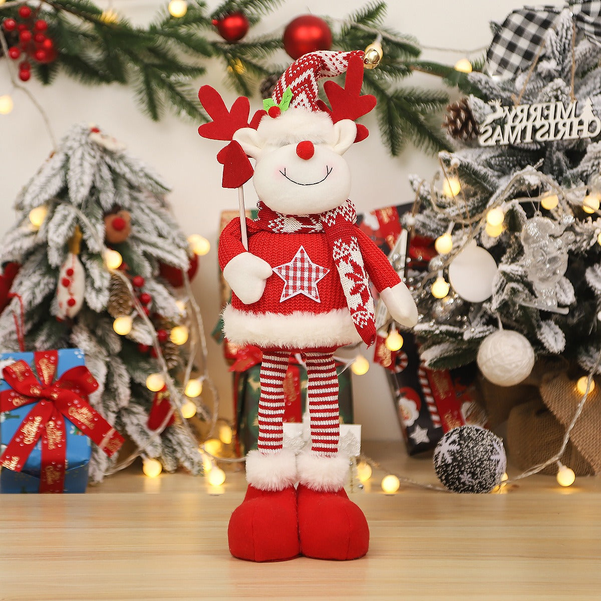 Christmas Standing Dolls for Festive Holiday Displays