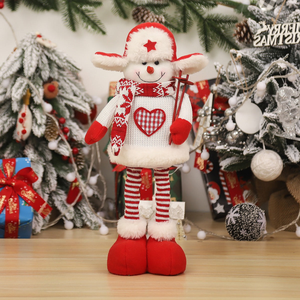 Christmas Standing Dolls for Festive Holiday Displays