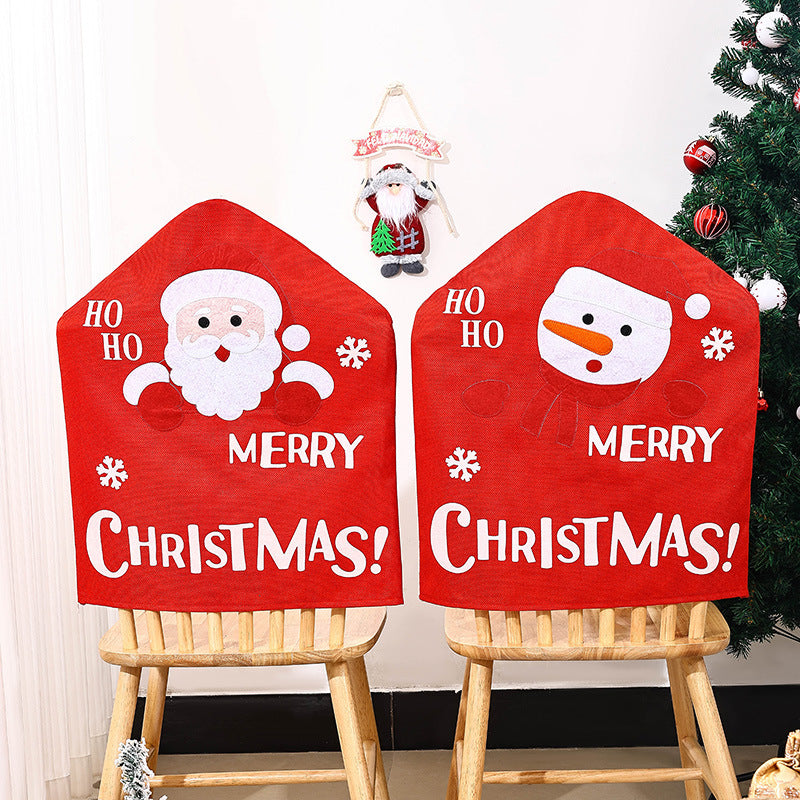 Christmas Chair Cover for Festive Dining Decor Style