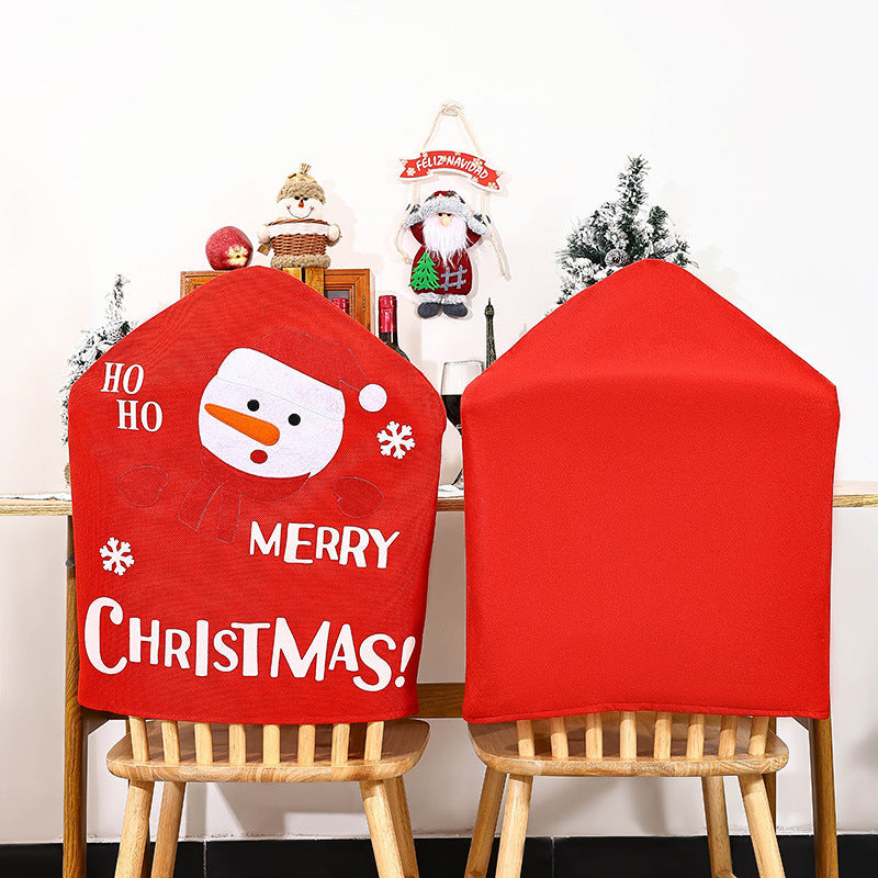 Christmas Chair Cover for Festive Dining Decor Style