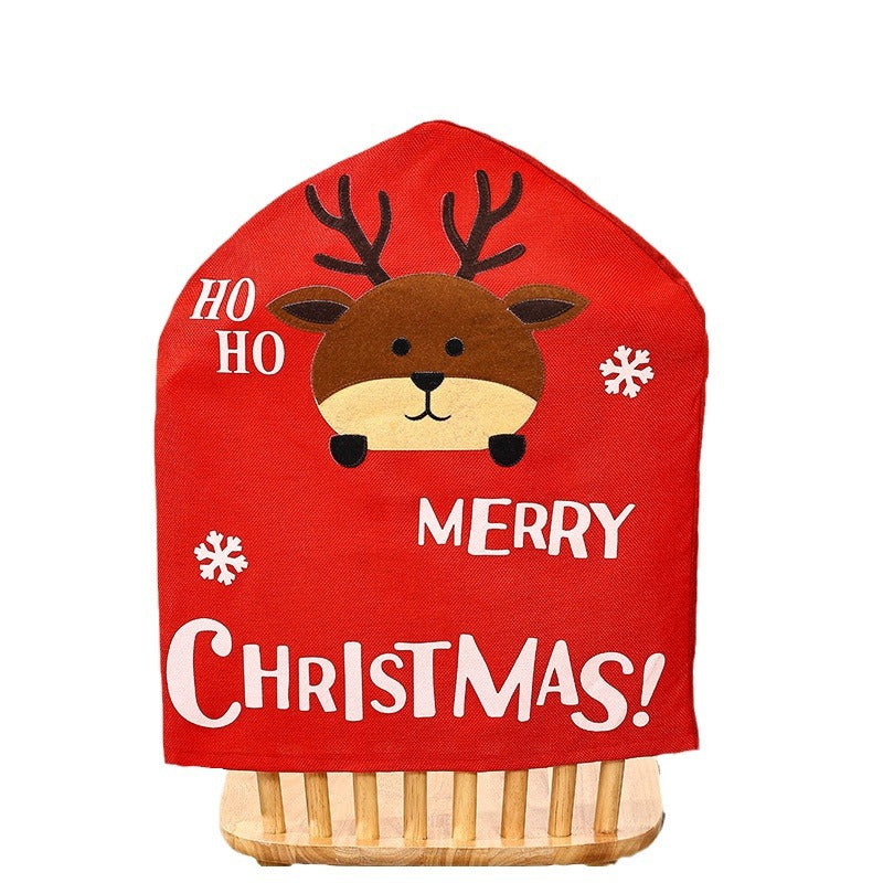 Christmas Chair Cover for Festive Dining Decor Style