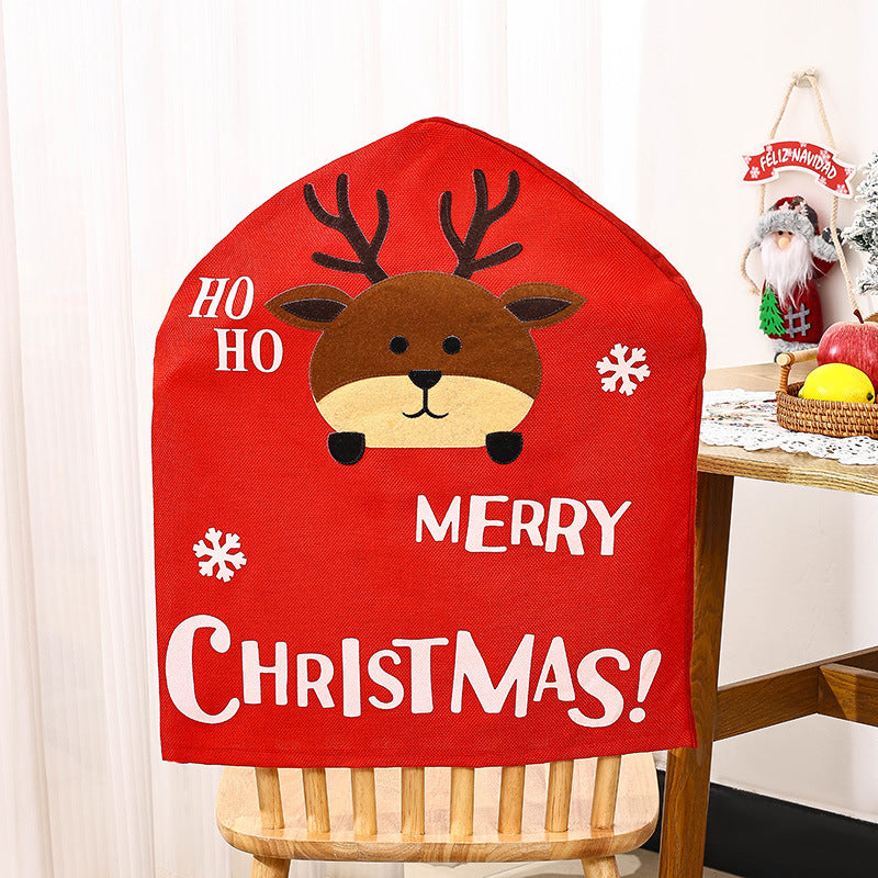 Christmas Chair Cover for Festive Dining Decor Style