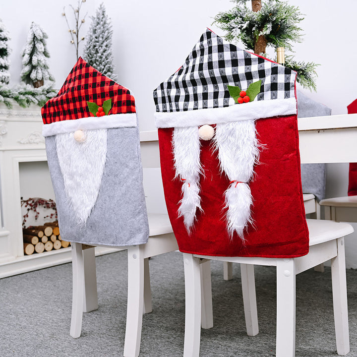 Christmas Chair Covers Santa Set for Festive Dining