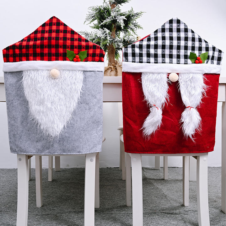 Christmas Chair Covers Santa Set for Festive Dining