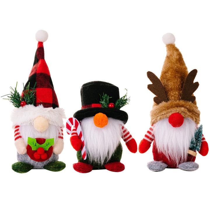 Christmas Gnome Set for Cozy Festive Tabletop Charm