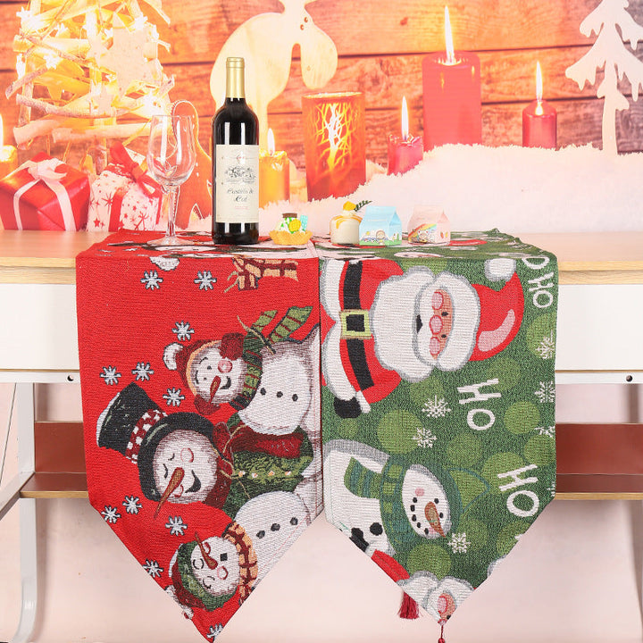 Christmas Table Runner: Festive Checkered Table Decor