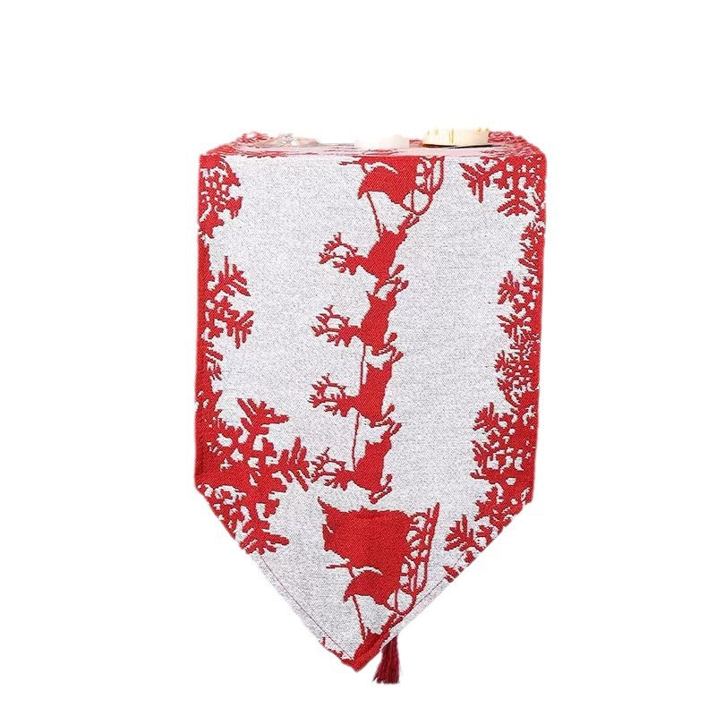 Christmas Table Runner: Festive Checkered Table Decor