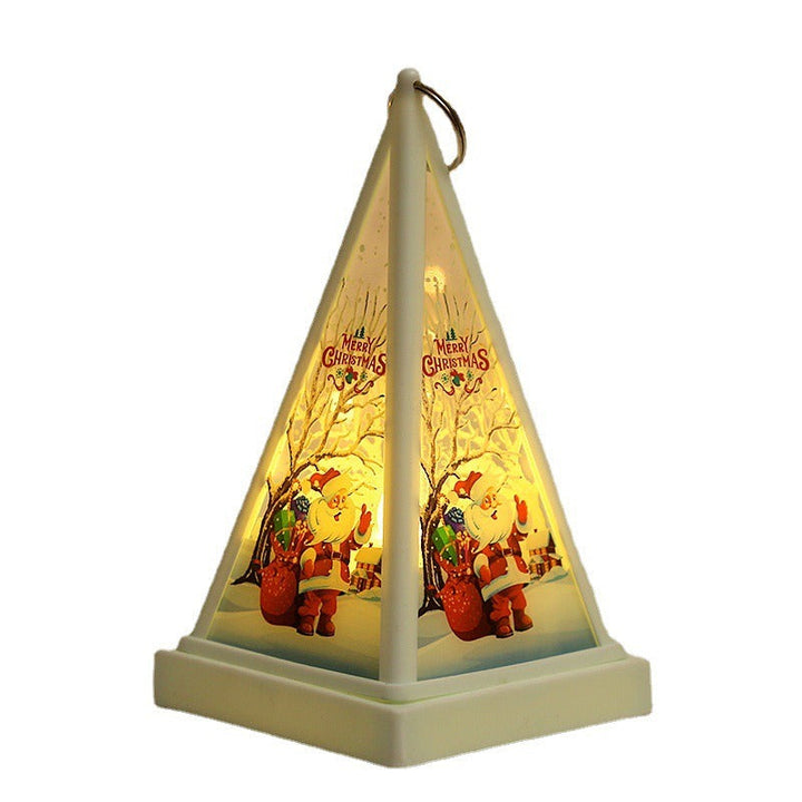 Christmas Pyramid Night Light for Cozy Holiday Glow