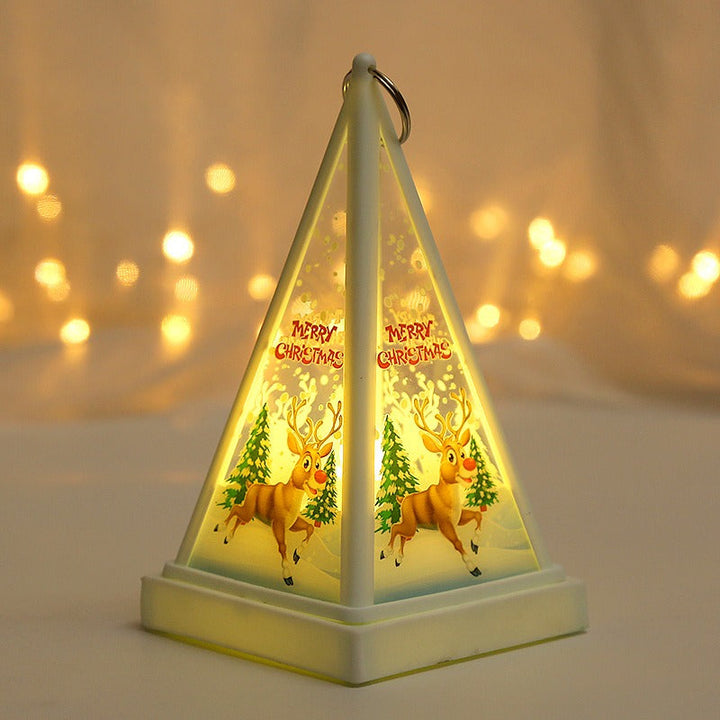 Christmas Pyramid Night Light for Cozy Holiday Glow