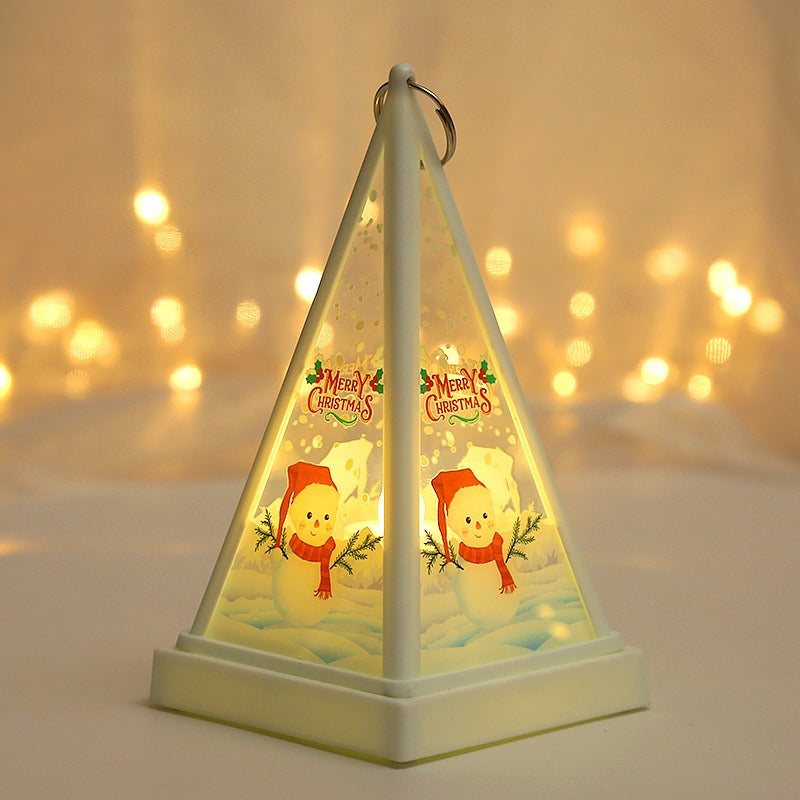 Christmas Pyramid Night Light for Cozy Holiday Glow