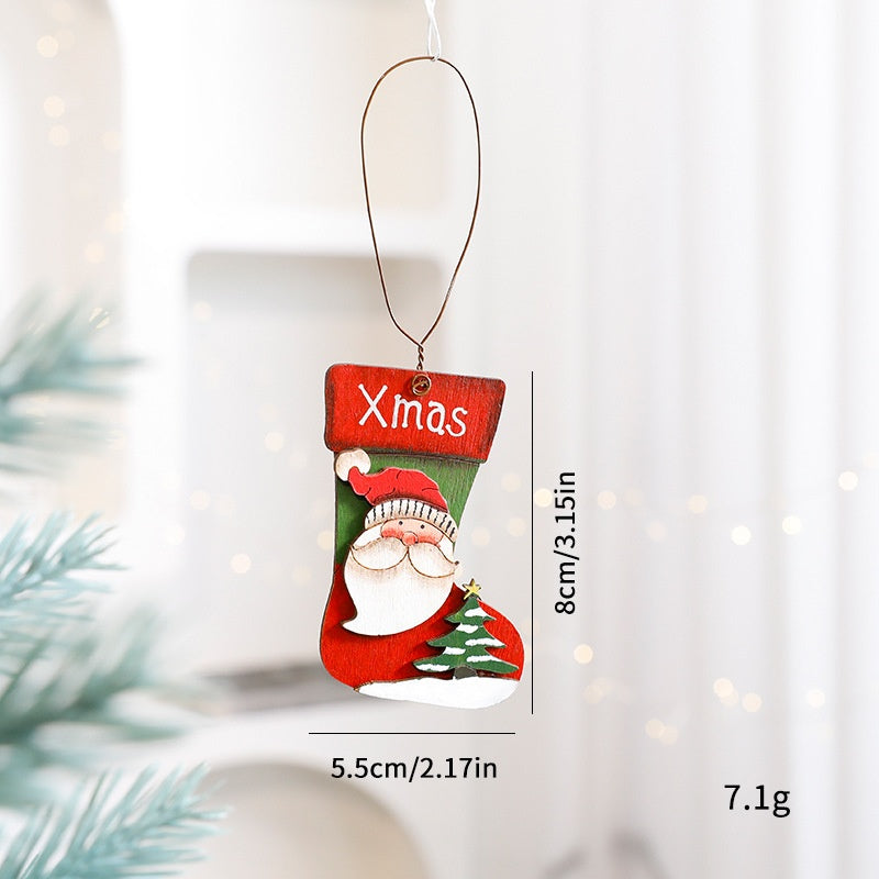 Hand-Painted Christmas Ornaments – Santa & Snowman