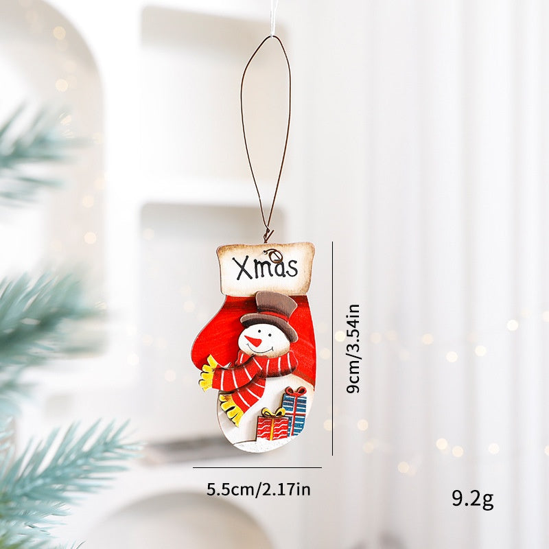 Hand-Painted Christmas Ornaments – Santa & Snowman