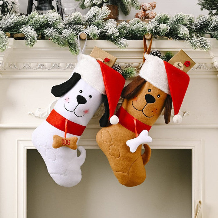 Christmas Dog Stockings Pair | Playful Holiday Decor