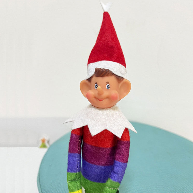 Christmas Elf Decoration for Playful Holiday Shelf Charm
