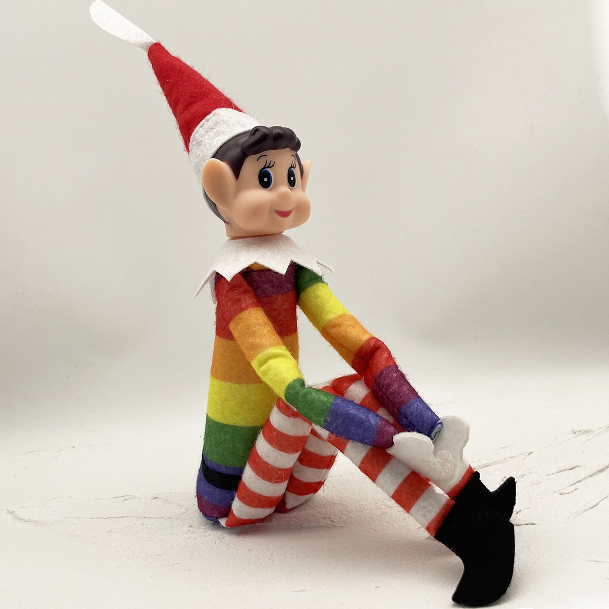 Christmas Elf Decoration for Playful Holiday Shelf Charm