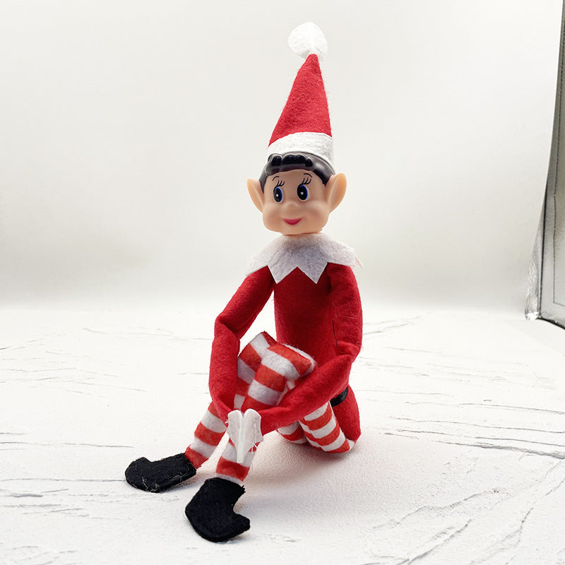 Christmas Elf Decoration for Playful Holiday Shelf Charm