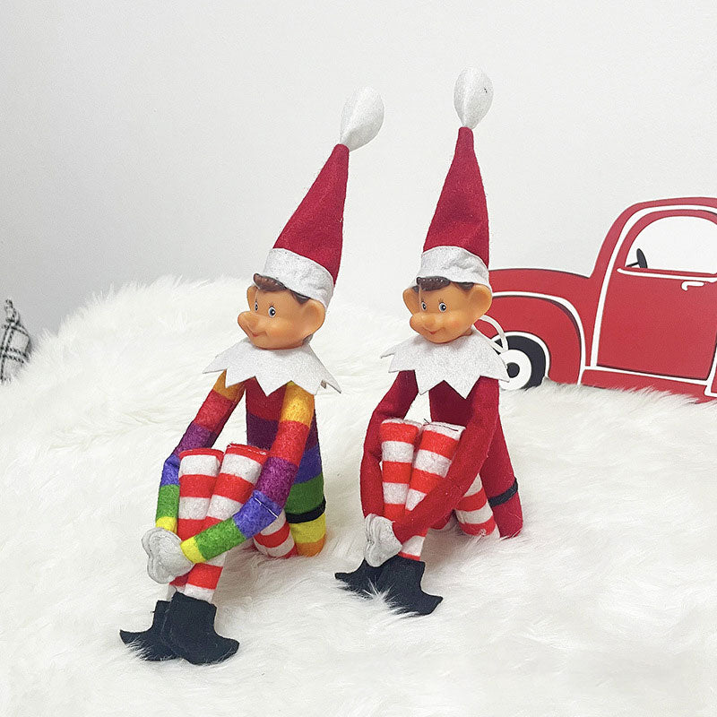 Christmas Elf Decoration for Playful Holiday Shelf Charm