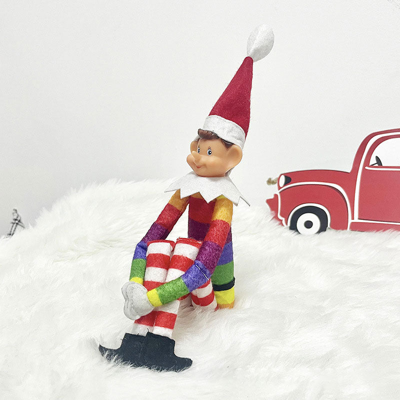 Christmas Elf Decoration for Playful Holiday Shelf Charm