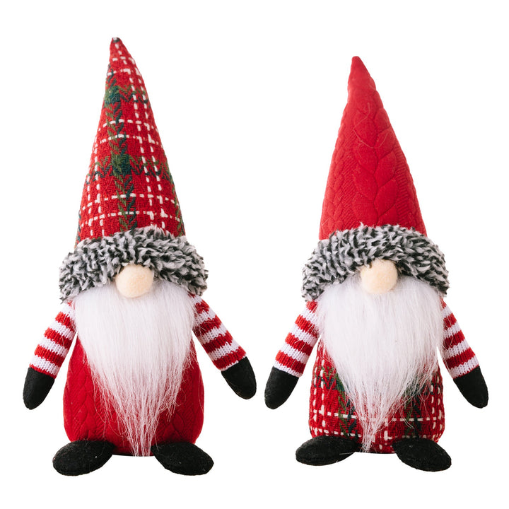 Christmas Gnome Set for Cozy Holiday Mantel Decor