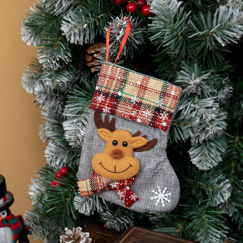 Mini Christmas Stocking Ornaments for Candy & Gifts