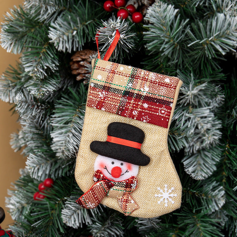 Mini Christmas Stocking Ornaments for Candy & Gifts