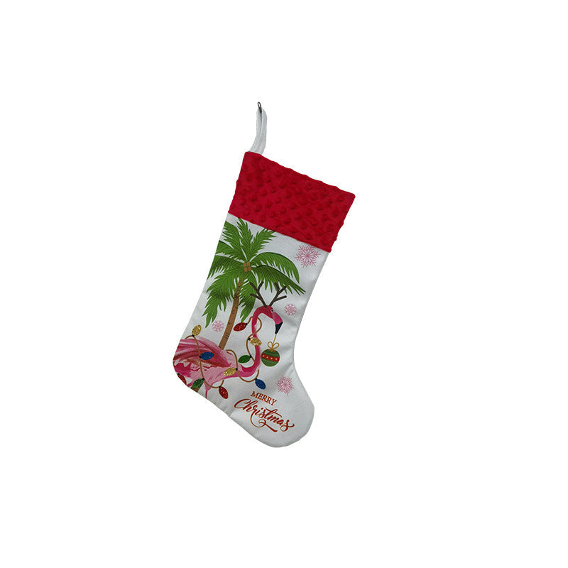 Flamingo Christmas Stockings for Tropical Holiday Decor
