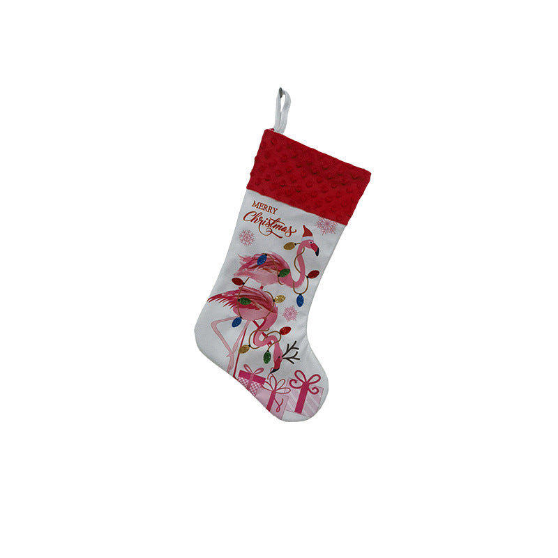 Flamingo Christmas Stockings for Tropical Holiday Decor