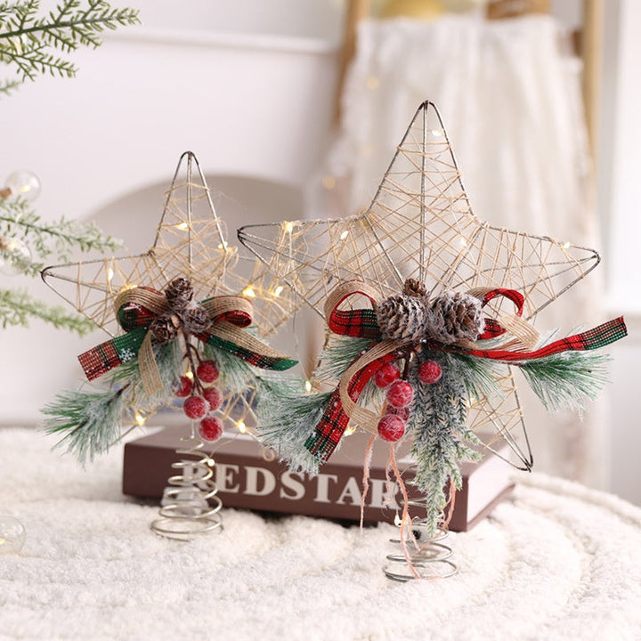Christmas Star Centerpiece With Cozy Warm White Lights