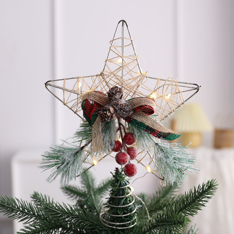 Christmas Star Centerpiece With Cozy Warm White Lights