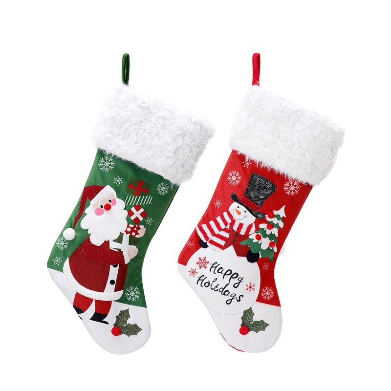 Christmas Stockings Set of 2 for Cozy Holiday Decor