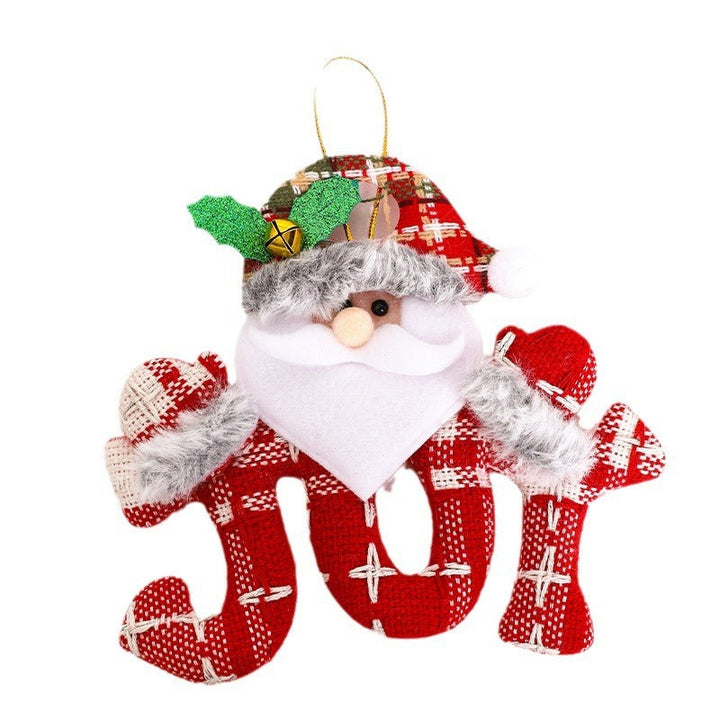 Plush Christmas Ornament Set - 4 Character Figures