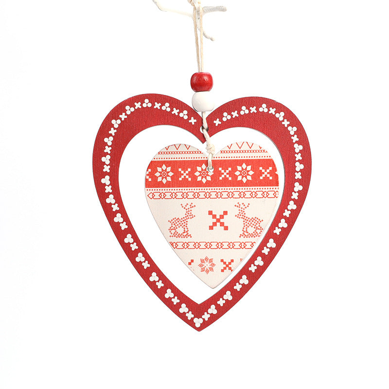 Christmas Tree Ornaments Set | Nordic Red & White