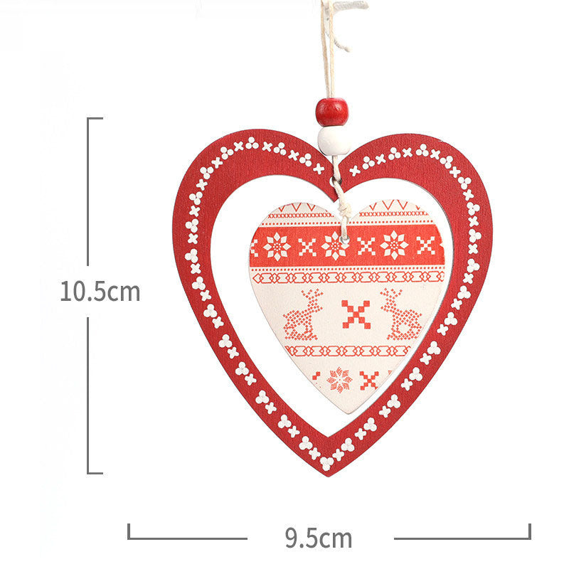 Christmas Tree Ornaments Set | Nordic Red & White