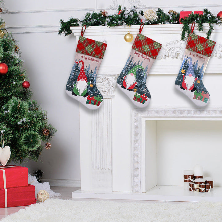 Christmas Stockings Set of 3 for Festive Mantels