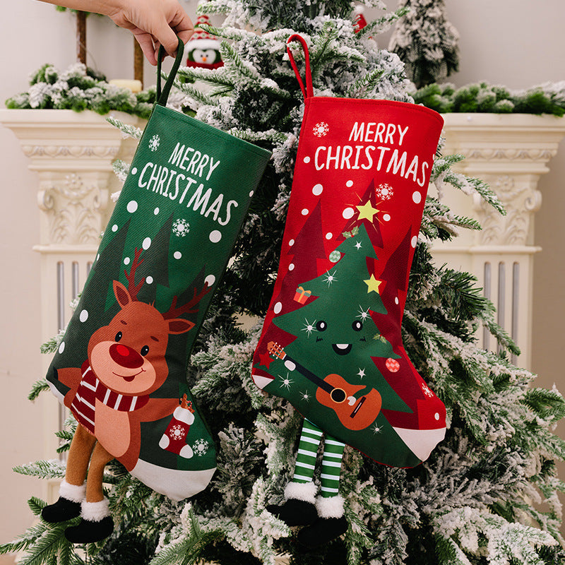 Christmas Stockings With Playful Holiday Charm Set
